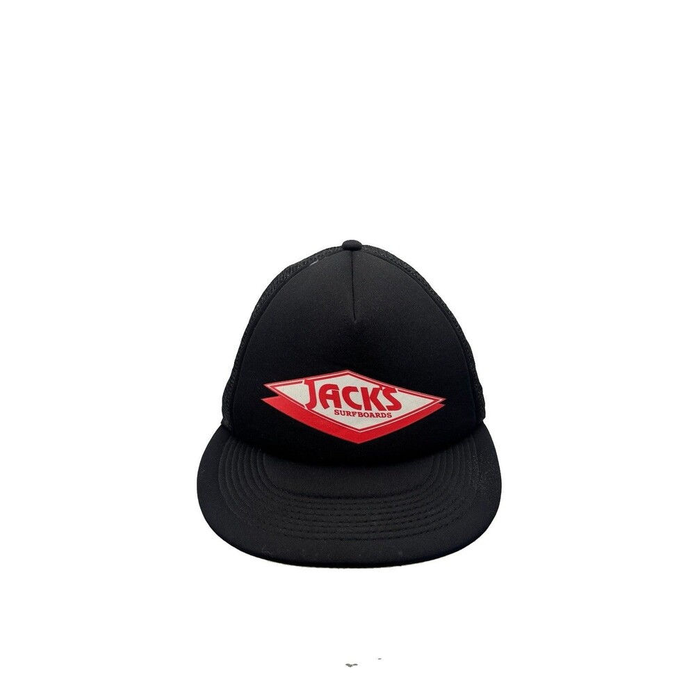 Jack's Surfboards Trucker Hat Snapback Black Modus Supply Co Under Visor Graphic